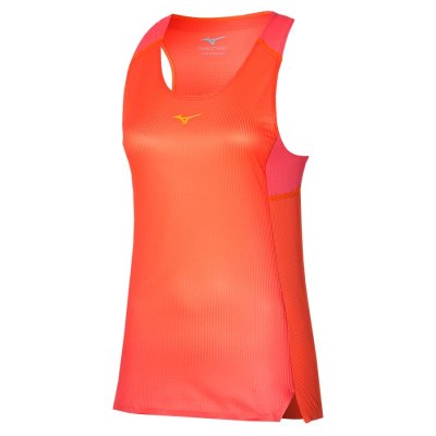 Camiseta sin Manga Mizuno AERO Mujer Naranjas - Chile M643BVTAEO